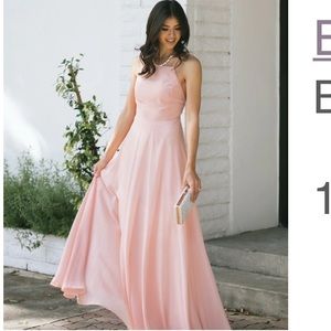 Pink Backless Gown